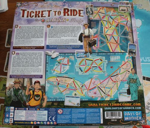 Stalo žaidimas Ticket to Ride - Japan & Italy