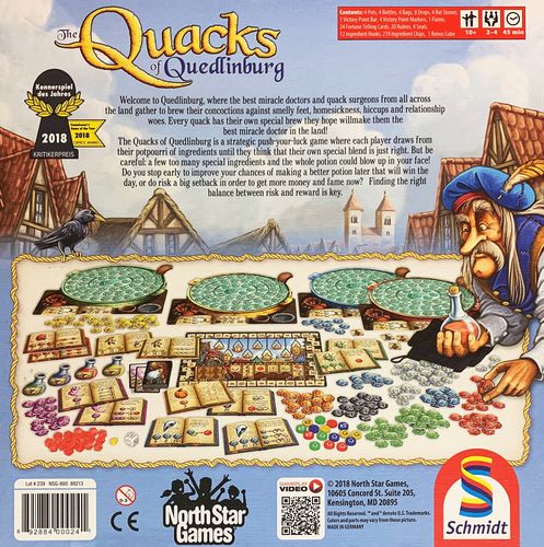 Stalo žaidimas The Quacks of Quedlinburg﻿
