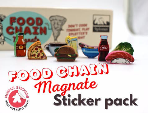 Food Chain Magnate Sticker Set