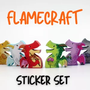 FlameCraft Meeple Stickers